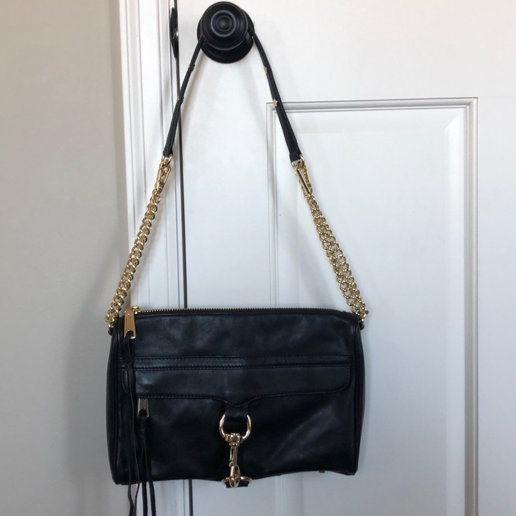 Rebecca Minkoff M.A.C. Crossbody Black Leather
